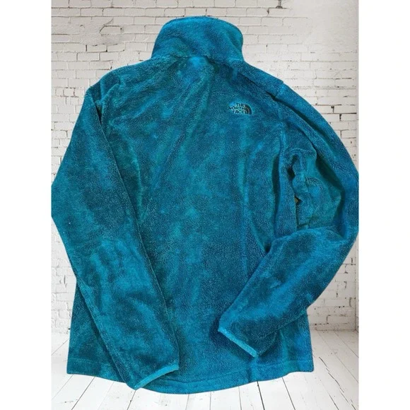 🔥The North Face🤑 Women's Osito Fleece Jacket Full Zip Fuzzy Teal/green X-small - Picture 3 of 5